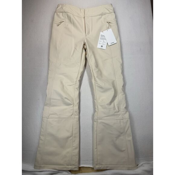Halfdays Women's Emma Softshell Pant Oatmilk Large NWT *read $285 MSRP - Picture 2 of 8